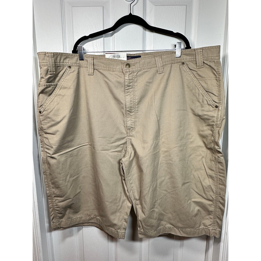 NWT! Men's Harbor Bay Khaki Shorts Relaxed Fit Carpenter Utility Pockets Size 54